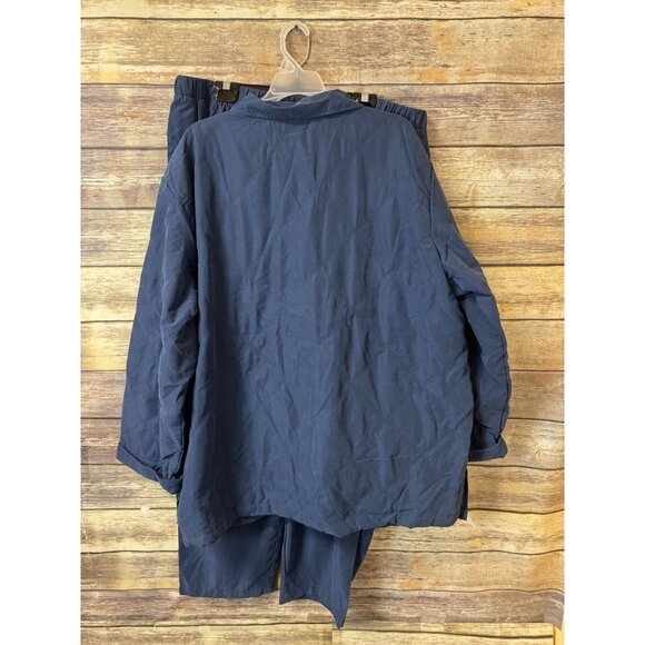 Sport Savvy Quilted Barn Jacket Pants‎ Set 2X Blue Comfy Outerwear - Picture 4 of 7